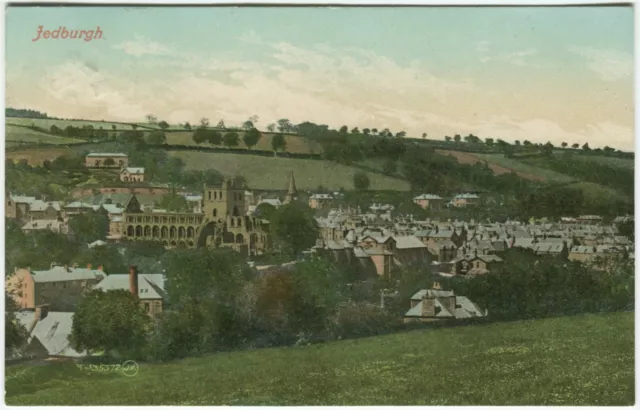 JEDBURGH GENERAL VIEW - Roxburghshire Postcard