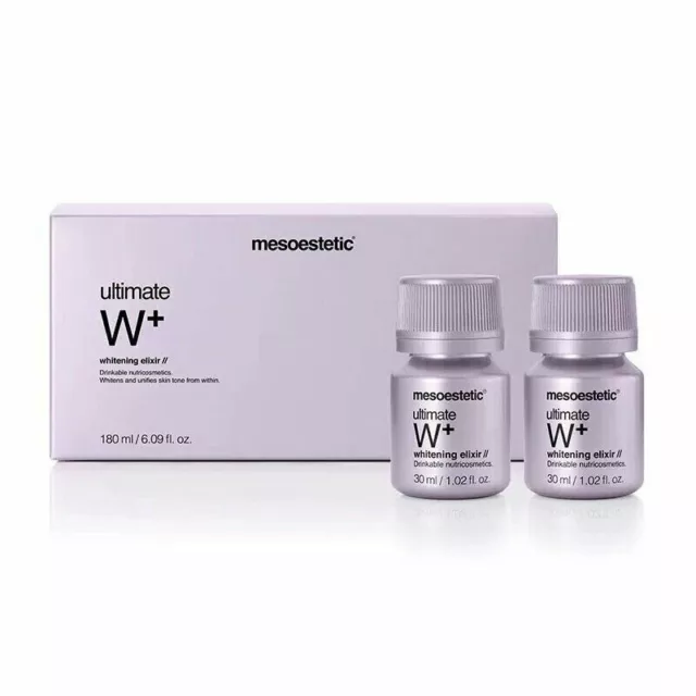 Mesoestetic Ultimate W+ Whitening Elixir 30ml x 6pcs = 180ml / 6.09oz #usau