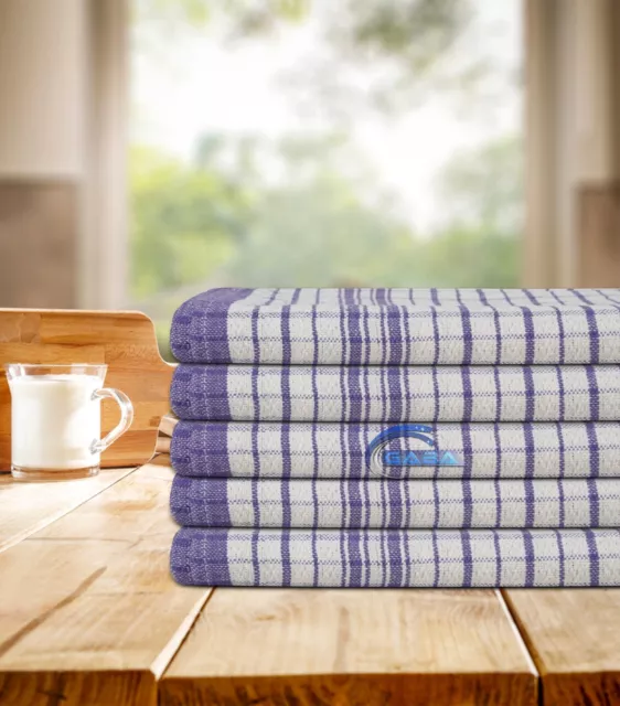 50 Pcs Commercial Vintage Tea Towels Heavy Duty 100% Cotton Kitchen Tea Towels