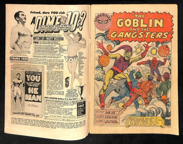 AMAZING SPIDER-MAN #23 - Green Goblin Apperance Marvel Comics 1965 (XO