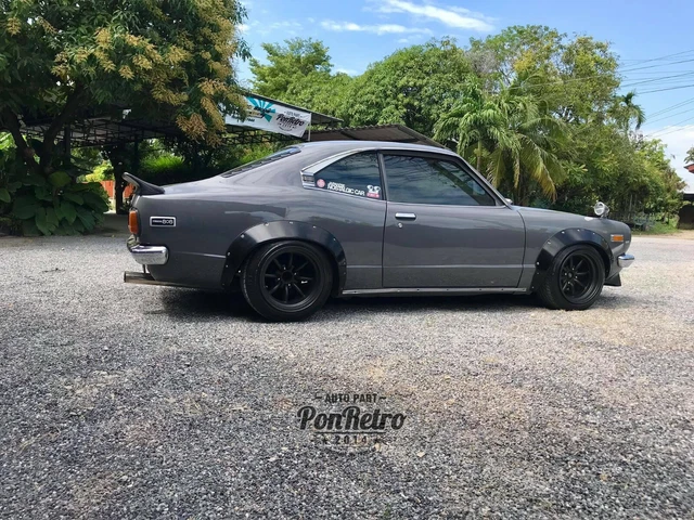 Mazda Rx3 Rear Fender PON RETRO V1 Fender Flares wide body kit Metal fit for Mazda RX3 / JDM ...