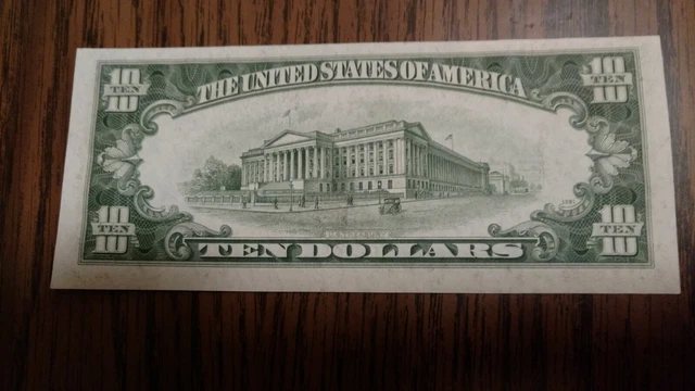 Fr-1704 1934 A $10 Silver Certificate Perfect Uncirculated Big Blue Seal 2
