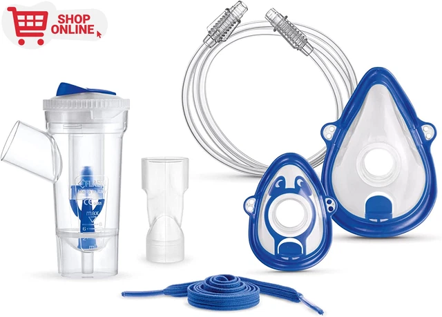 Kit Completo Accessori Aerosol, Ampolla RF7 Dual Speed, Mascherina Adulto, Masch