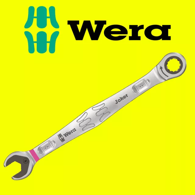 Wera 6003 Joker Combination Spanner Wrench Open End Ring Metric