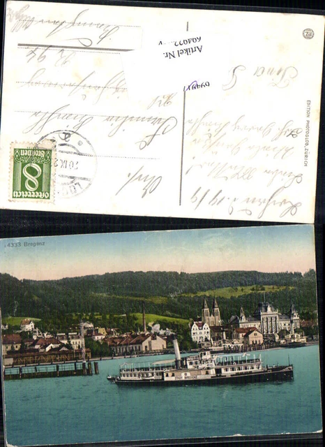 694922 Bregenz am Bodensee Hafen Dampfer Bregenz am Bodensee Hafen Dampfer