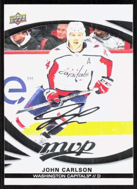 2023-24 Upper Deck MVP Silver Script #183 John Carlson Washington Capitals