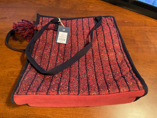 Floral Print Snap Closure Quilted Tote Handbag - Universal Thread