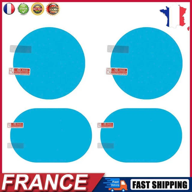 2pcs Car Rear View Side Mirror Anti Fog Rainproof Protective Film Clear Stickers