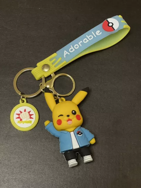 OG Pokemon 3D Keychain Keyring Bag Accessory Pikachu Keychain