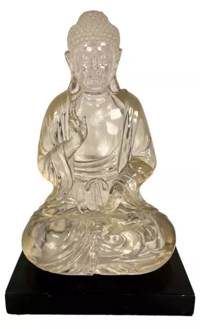 1960s Dorothy Thorpe Mid Century Hollywood Regency Seated Buddha Statue Figure