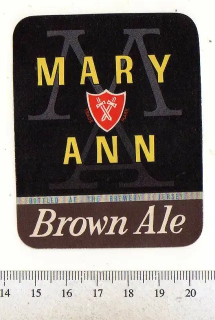 UK Bieretikett - Ann Street Brewery - Trikot - Mary Ann Brown Ale (Version b)