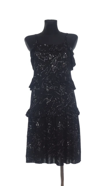 BNWT DESIGUAL Abito nero da donna Cassius taglia media