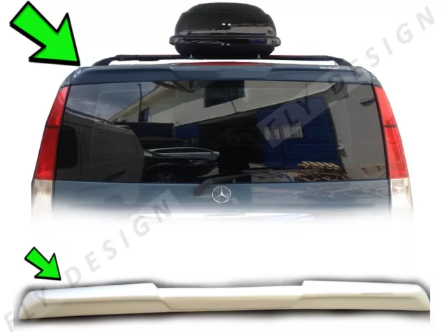 Vito W 639 Convient pour Viano Tuning Spoiler de Toit Becquet Neuf Aileron Bl 2