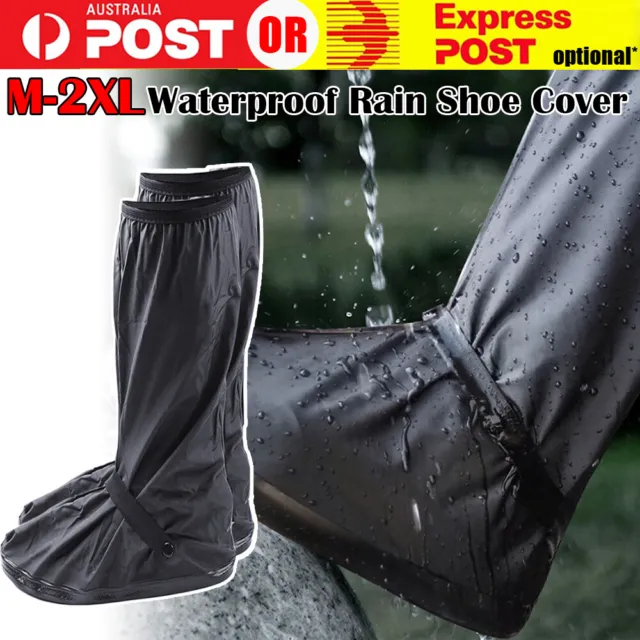 Waterproof Boot Gear Reusable Overshoes Cycling Rain Shoe Covers Anti-slip NEW