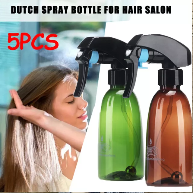 Flacon Spray Vide 300ml, Vaporisateur Brumisateur, Bouteilles Pulvérisateur  Plastique pour Cheveux (2 Pièces, Transparent)