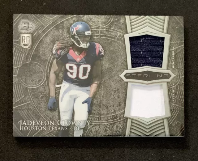 2014 Bowman Sterling Jadeveon Clowney Rookie RC Jersey Patch #BSRDR-JC