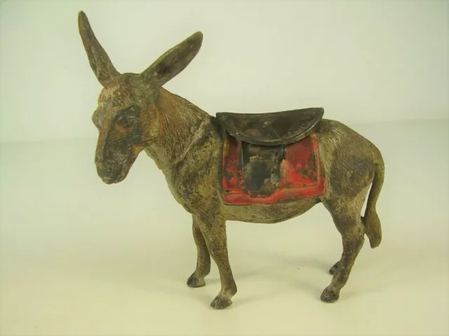 Antike G. Heyde Zinn Spardose Esel vor 1945