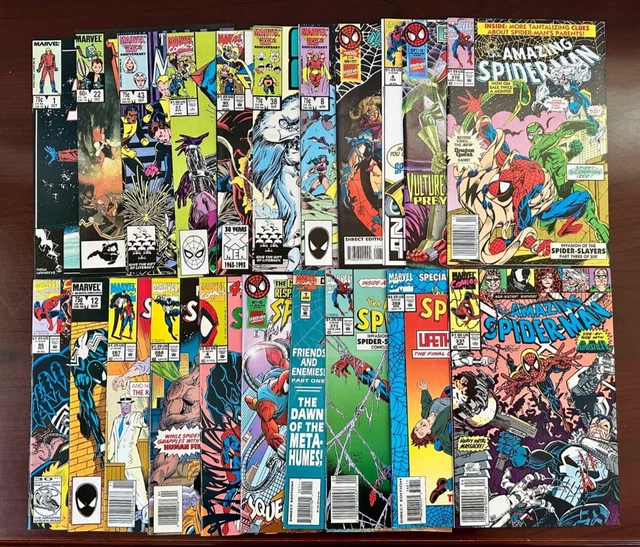 Spider-Man Lot 27 Books 🔥 HIGH GRADE 9.8 Amazing #331 373 388 Web Of #12 CGC It