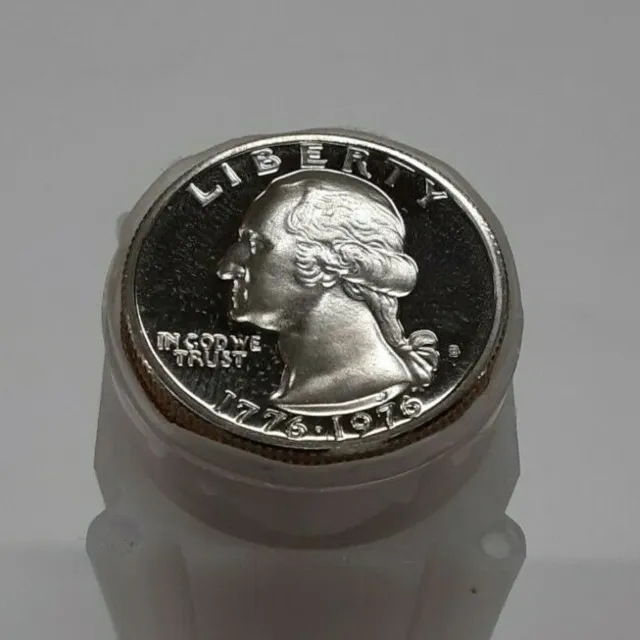 1976-S Washington Clad Proof Quarter Roll 40 Coins Total BU