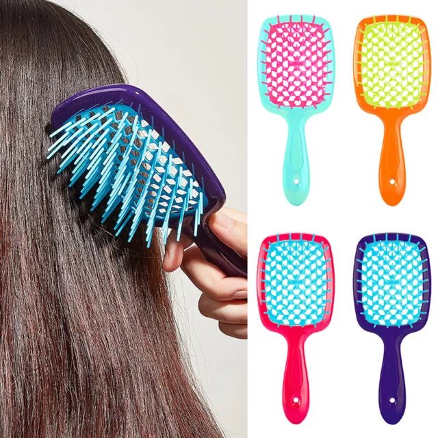 Hollow Combs Hair Brush Wide Teeth Scalp Massage Styling Tool Hairdressing