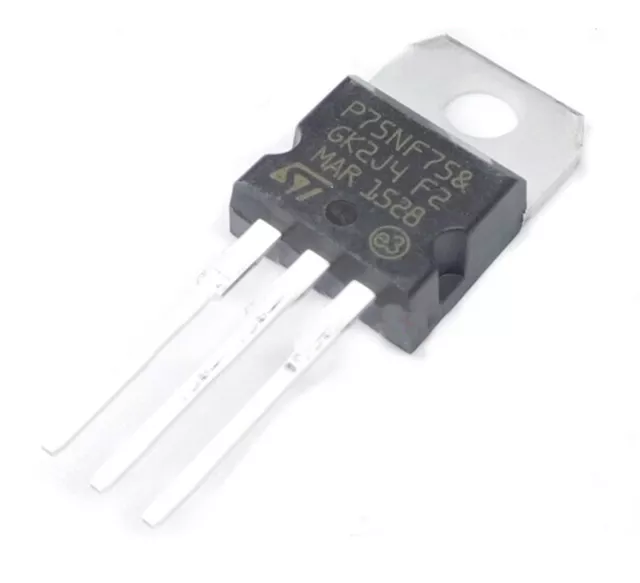 2/10PZ P75NF75 P75N75 STP75NF75 TO-220 transistor originale ST alta qualità