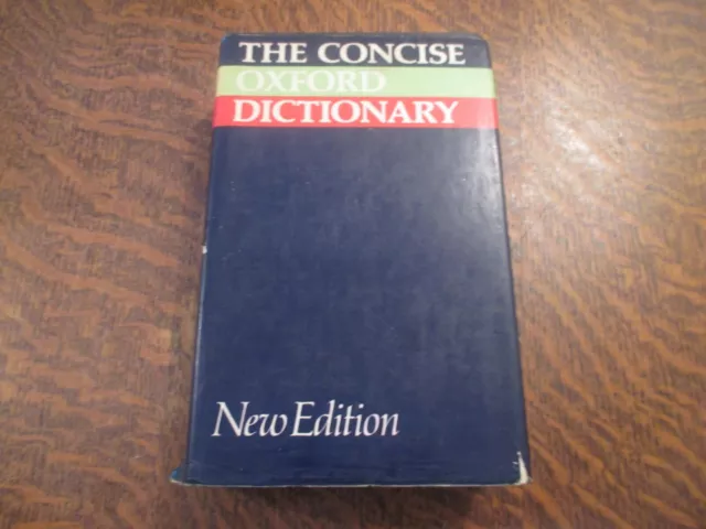 the concise oxford dictionary of current english new edition