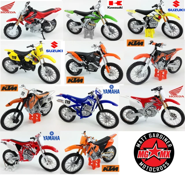 MOTOCROSS MX ENDURO 1:18 pressofuso/plastica giocattolo modellino