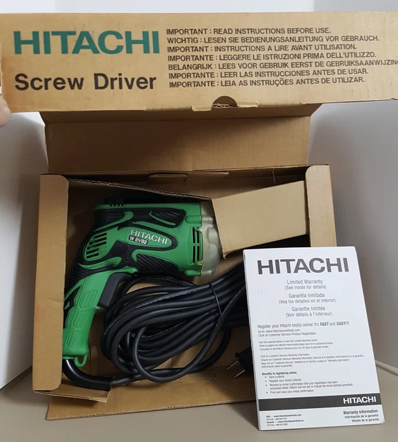 Hitachi Screw Driver W8VB2 Koki 8mm (5/16")   6.6A  750W Nut Driver RPM 1-1700