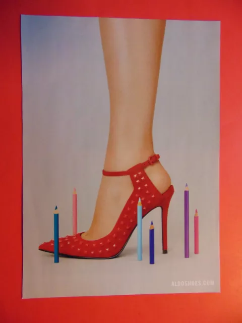 2015 ALDOSHOES Red High Heel print ad