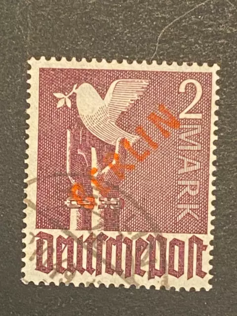 BERL 1949, MiNr. 34 (2 M), stamped, BPP Schlegel