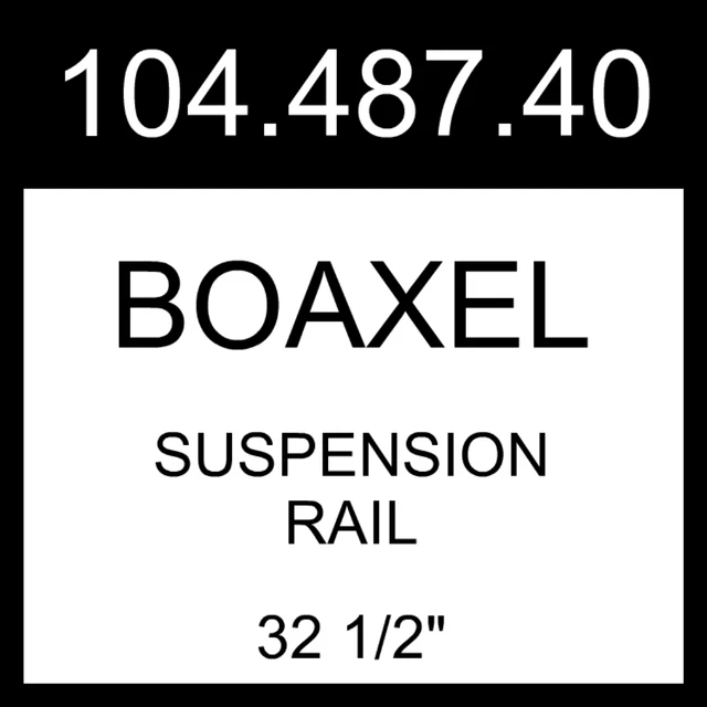 IKEA BOAXEL Suspension Rail White  32 1/2" 104.487.40