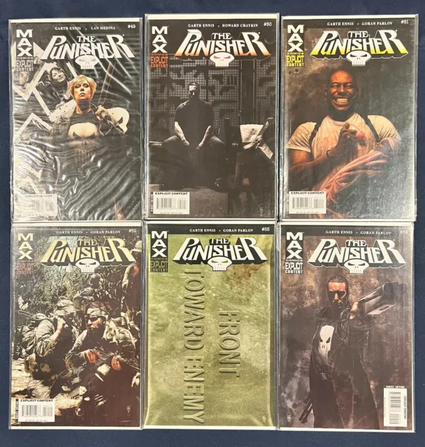 The Punisher: Vol 7 lot issues 49-65 17 books total VF All Bagged and Boarded