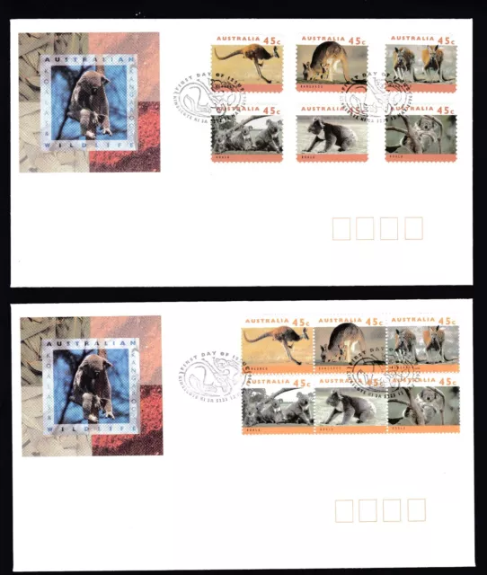 1994 Wildlife Decimal Stamp First Day Covers #2890