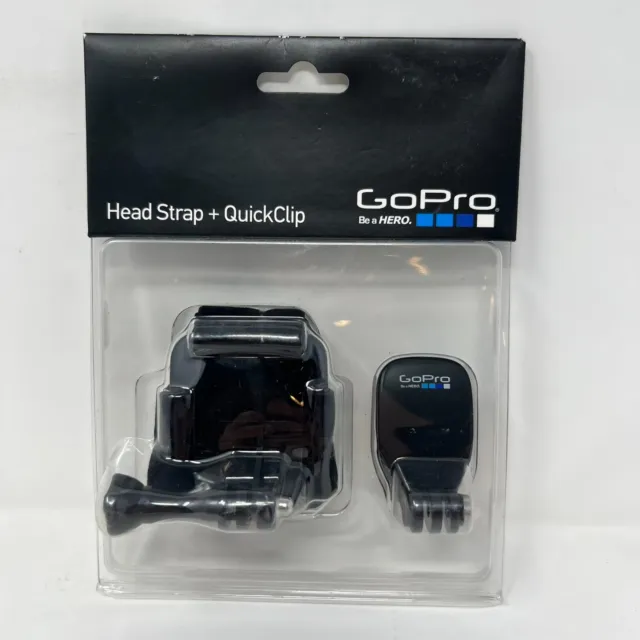 NEW GoPro Quick Clip Head Strap - Black Achom-001