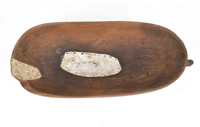 Tazón de madera mediano hutu o tutsi Ruanda, Burundi