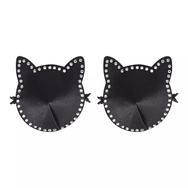 Womens Breast Covers Invisible Breasts Patches Cat Beard Nipple Sticker Cosplay