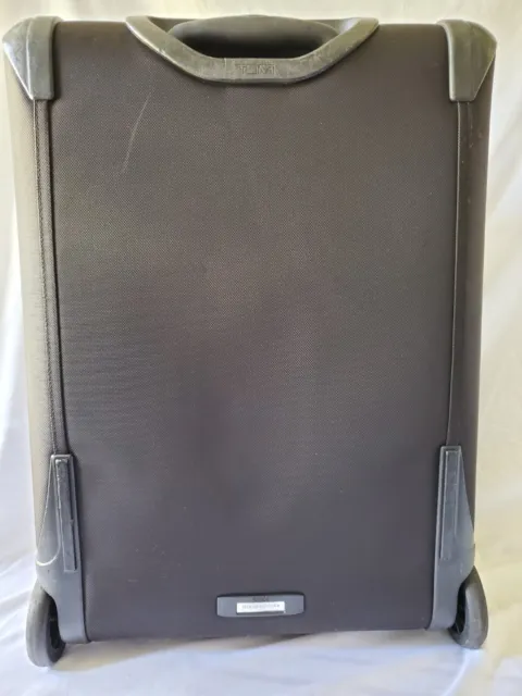 Tumi Black Luggage 20" Upright Wheeled Suitcase 11