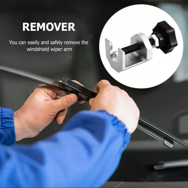 fr Wiper Arm Puller Remover Carbon Steel Window Wiper Arm Detacher Removal Tool