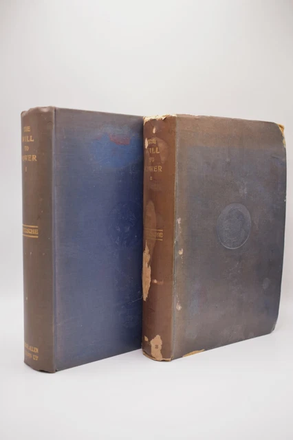 The Will to Power by Friedrich Nietzsche 1913 Two Volume Set English
