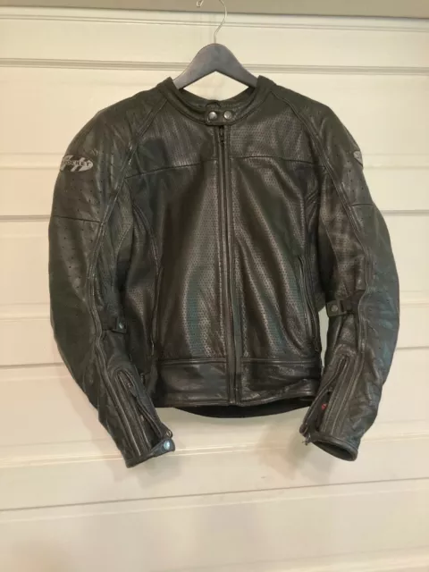 Joe Rocket leather motorcycle suit Jacket Large, Pants 32
