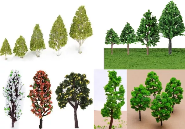 modellismo ALBERO Vegetazione 27 MODELLI presepi treni plastico paesaggio