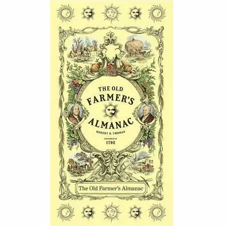 Old Farmers Almanac Floral Etched 24" Panel by Sykel, 10323-X,  cotton