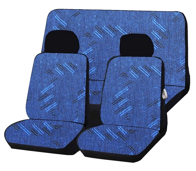 Coprisedili Auto Panda 4x4 1986-2003 - Set Completo In Tessuto Originale, Preconfezionato - Foto 9