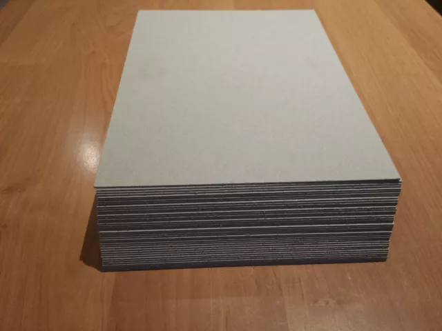 Pappe Karton Graupappe A4 10 St.grau/grau 0,9 mm