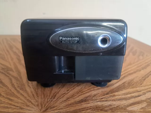 Panasonic Electric Pencil Sharpener Auto-Stop (KP-310) Black