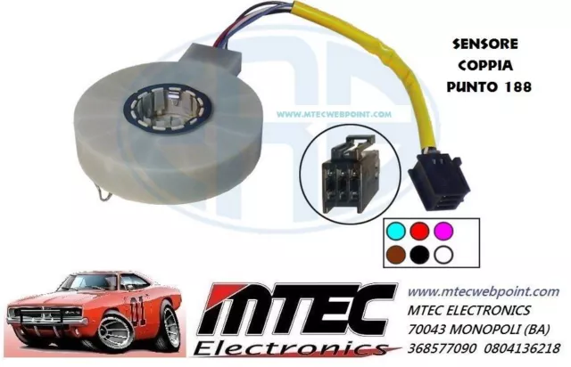 Drehwinkelsensor Fiat Punto 188 A+B Capteur Lenkung Lenksäule Sur