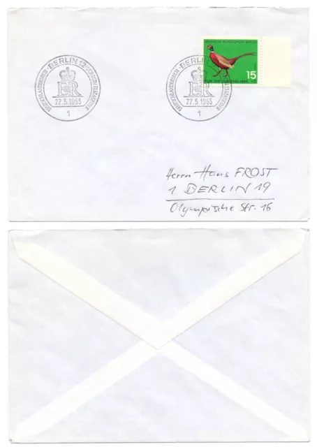 102403 - Sonderstempel: Deutschlandbesuch Königin Elizabeth II, Berlin 27.5.196