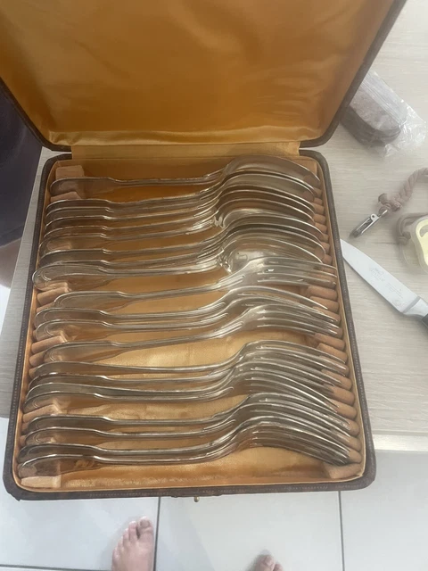 Ensemble de couverts et cuillères à café anciens pour cafés - Catawiki