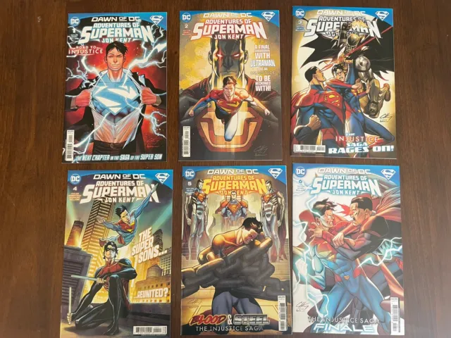 DC Comics Adventures Of Superman Jon Kent 1-6 Tom Taylor Complete Set NM 2 3 4 5
