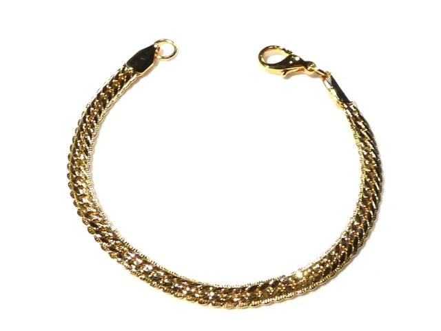 Bracelet Multi-chaînes Doré Naf Naf - Alliage - Occasion Très Bon état